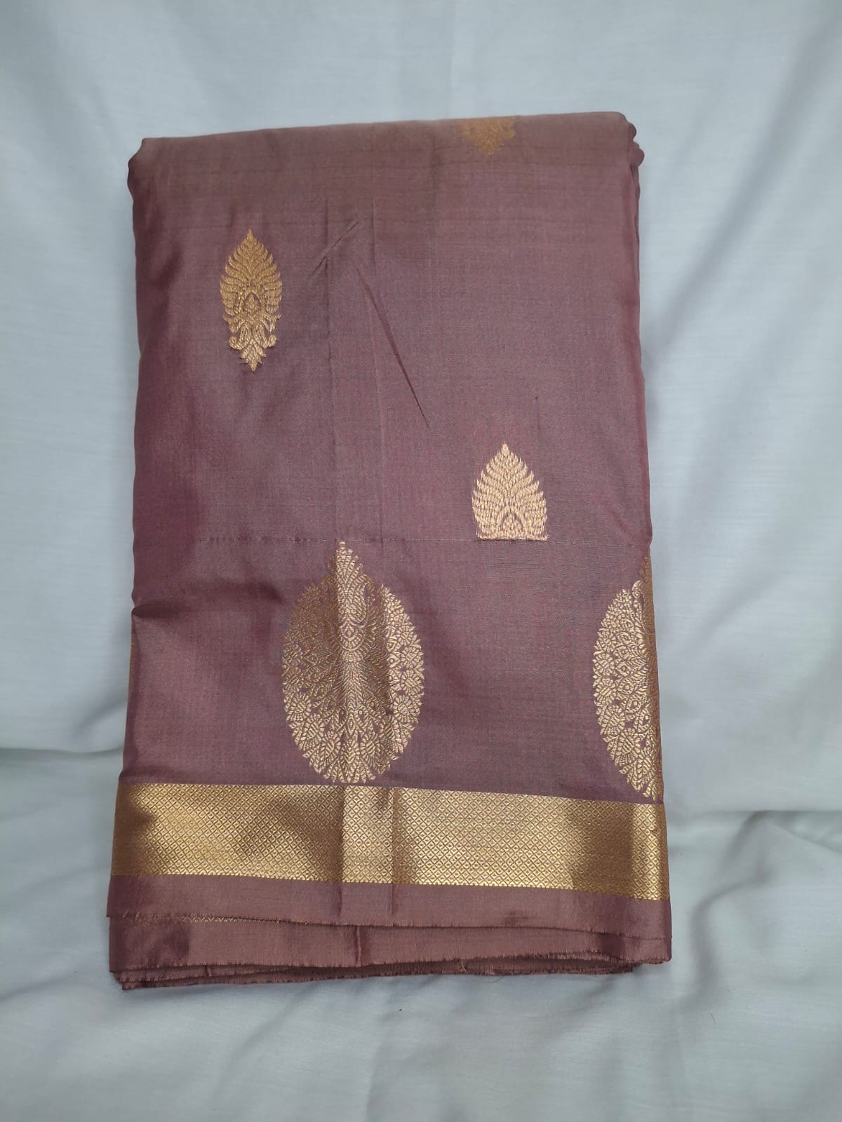 Pure Kanchi Silk Saree with Beat Border