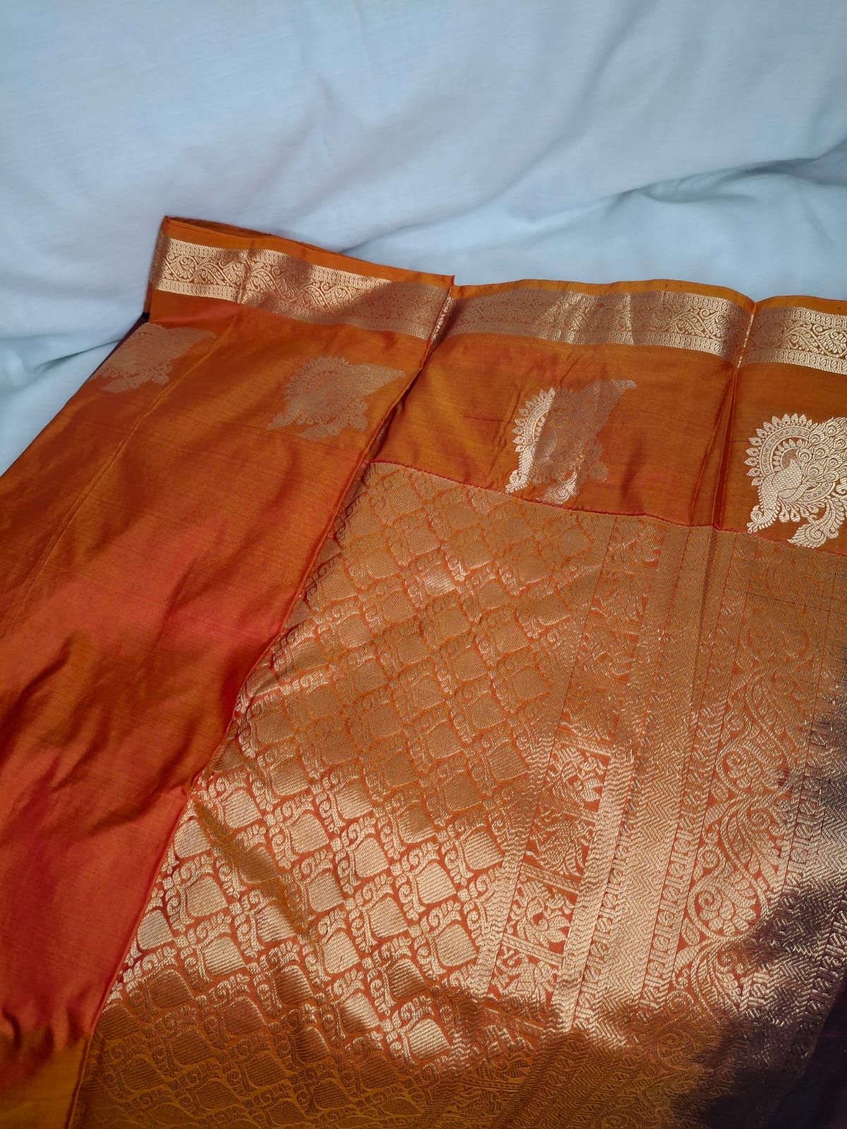 Kanchi Silk Saree with Buttas