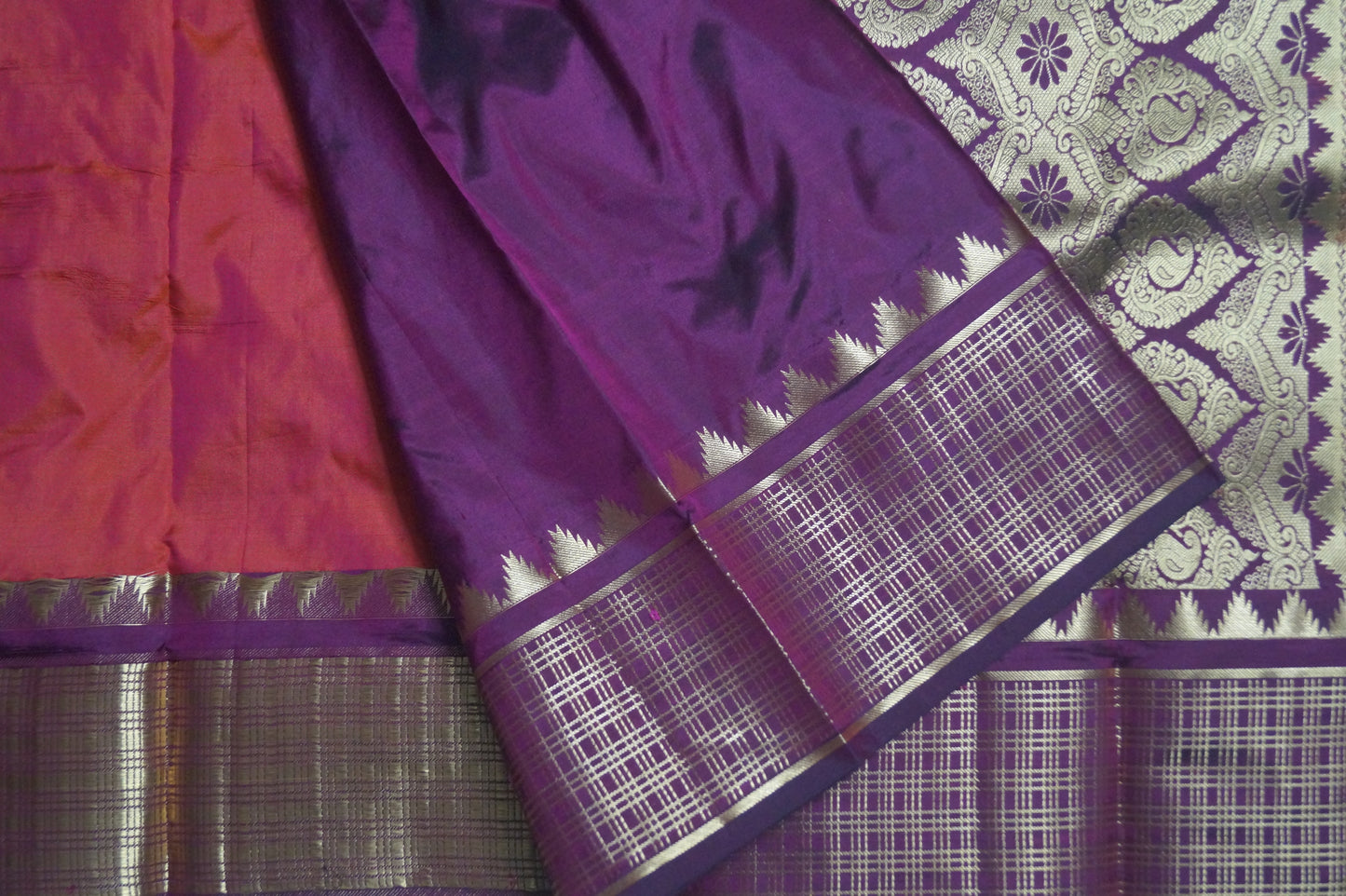 Kanchi Silk Saree with Buttas