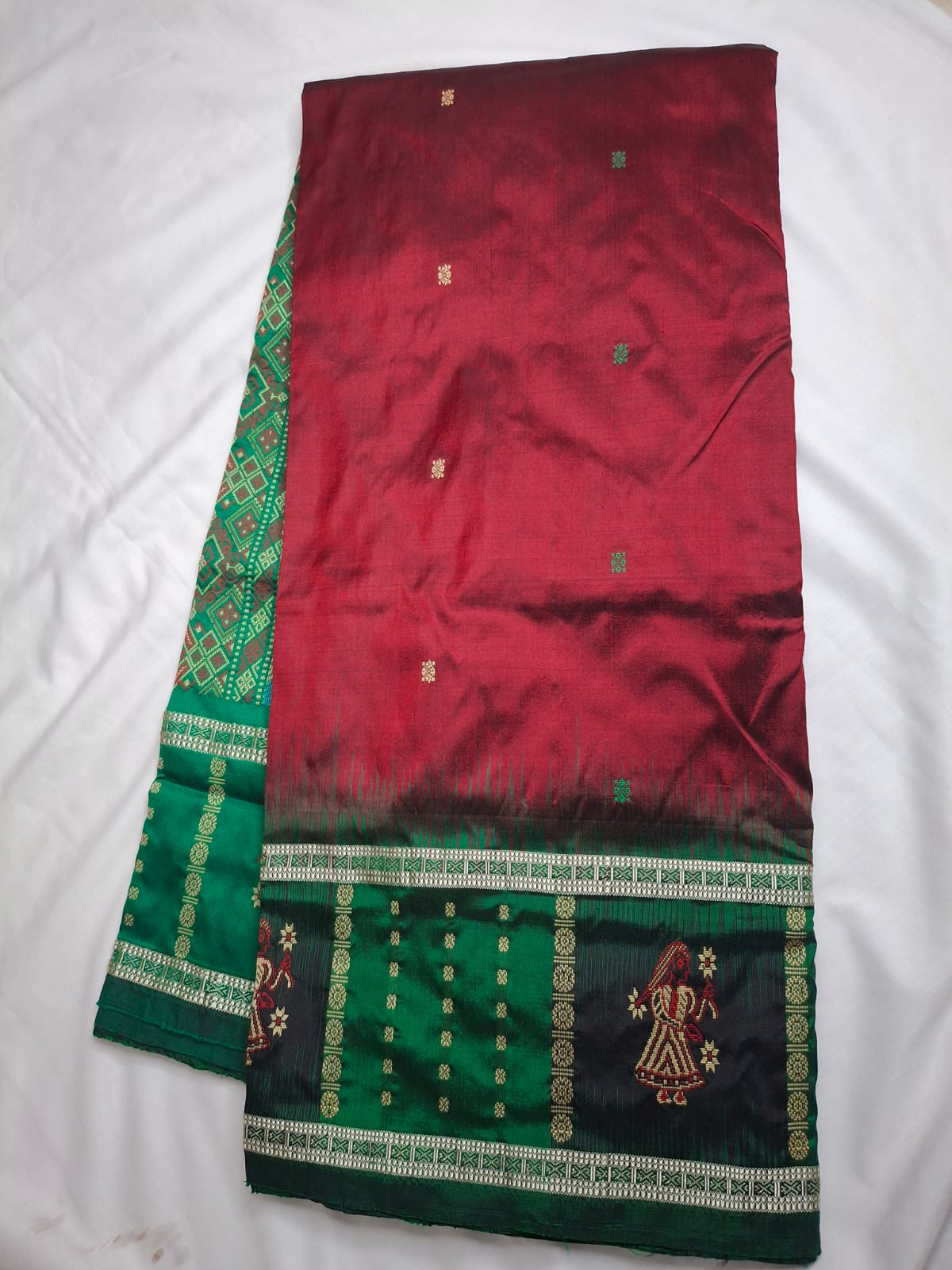 Pure Silk Saree with Thread Embroidery