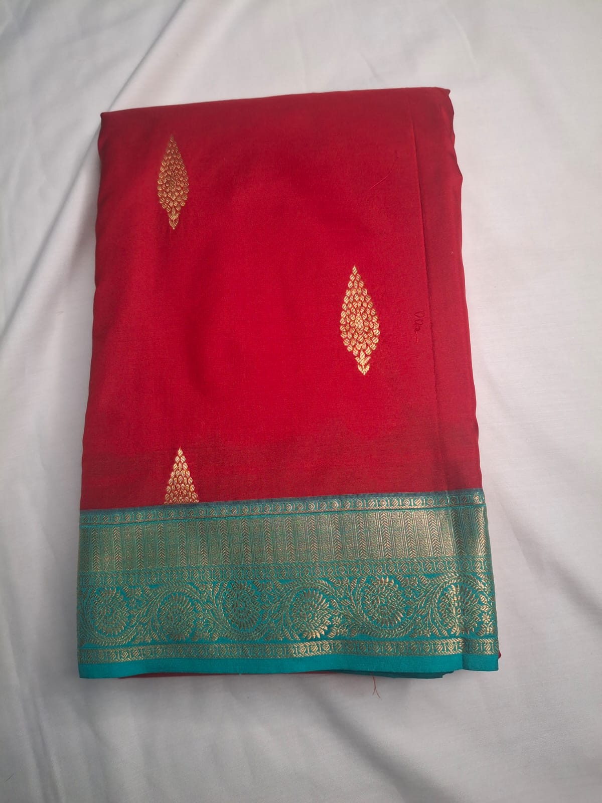 Kanchi Silk Saree with Buttas