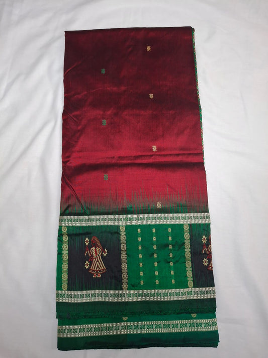 Pure Silk Saree with Thread Embroidery