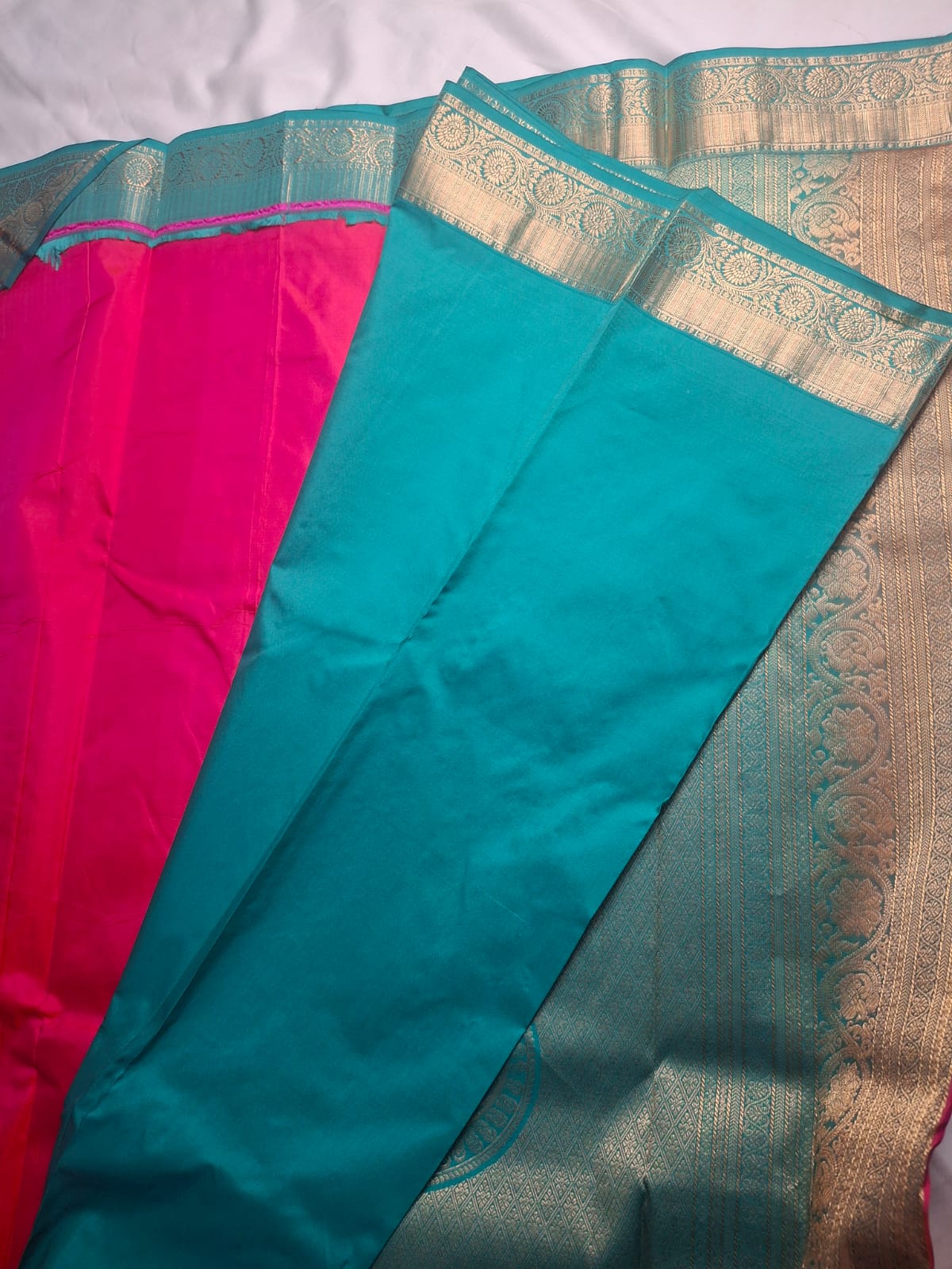 Kanchi Silk Saree with Buttas
