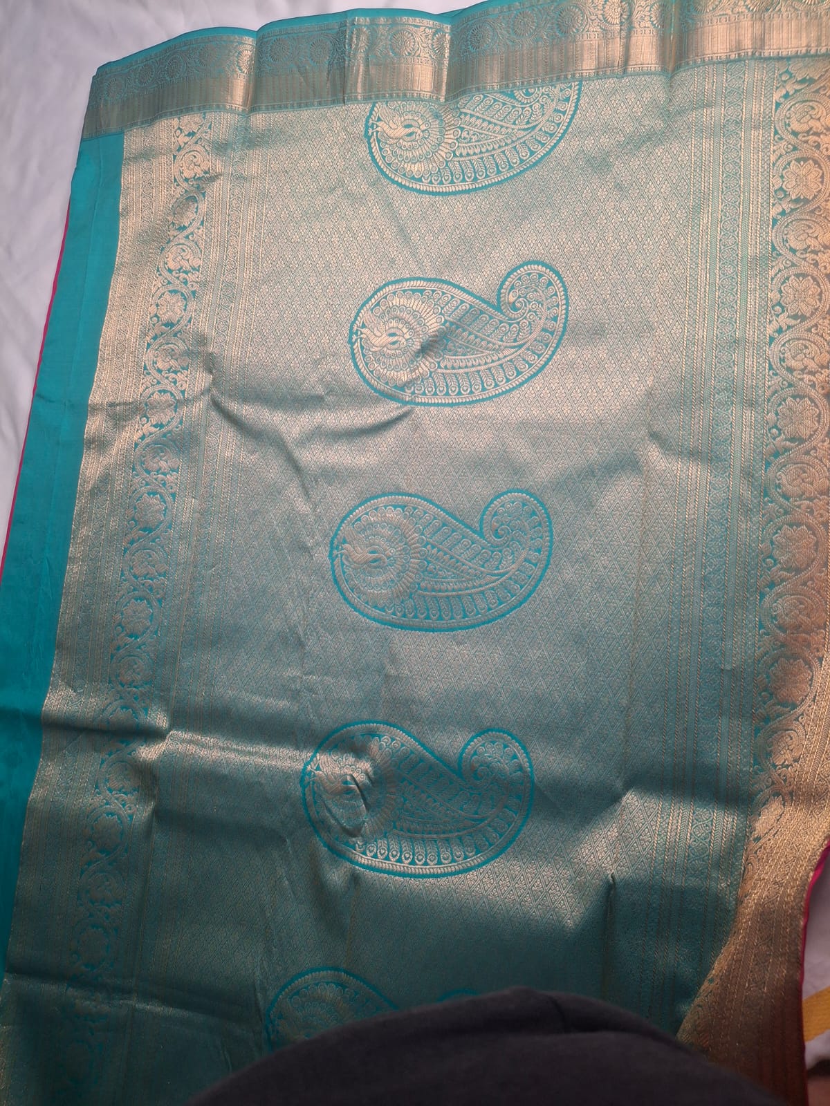Kanchi Silk Saree with Buttas