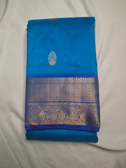 Kanchi Silk Saree with Buttas