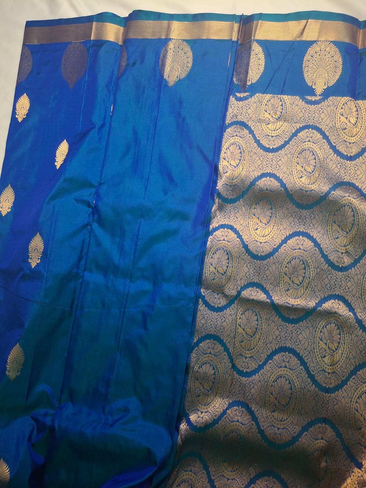 Kanchi Silk Saree with Buttas