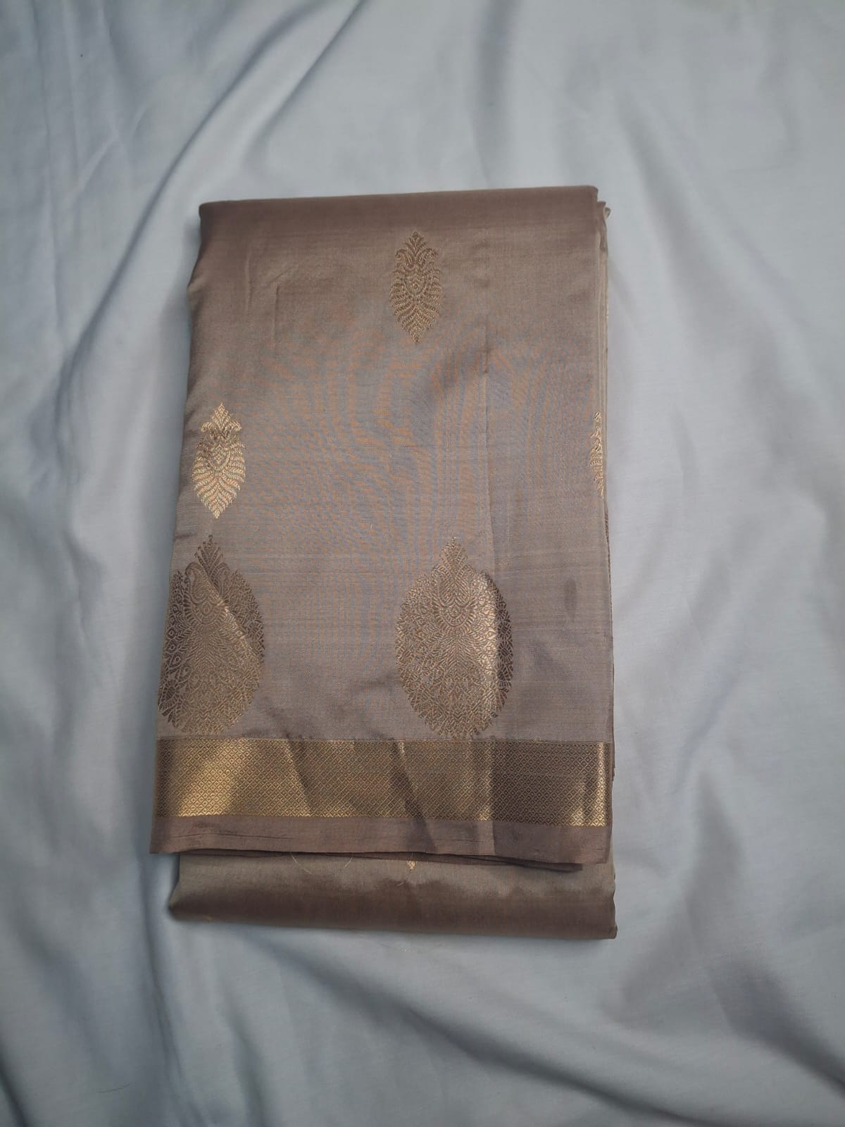Pure Kanchi Silk Saree with Beat Border