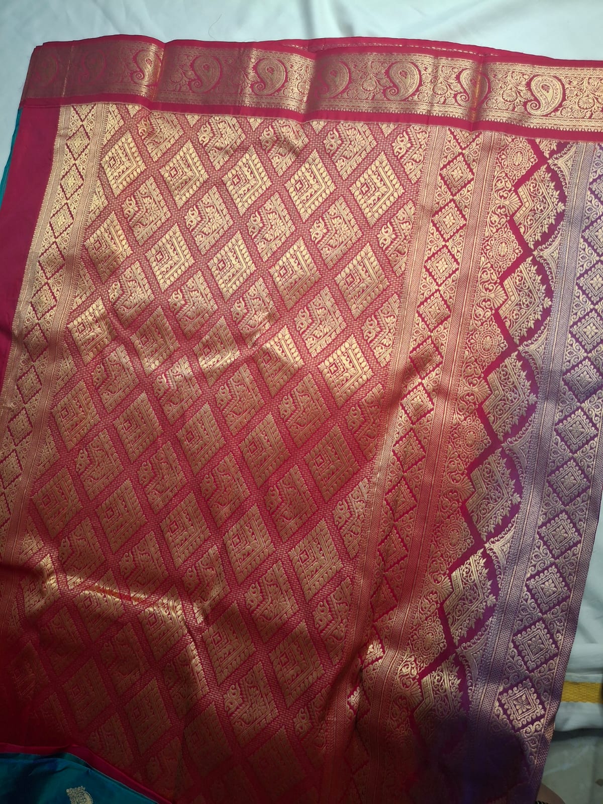 Kanchi Silk Saree with Buttas