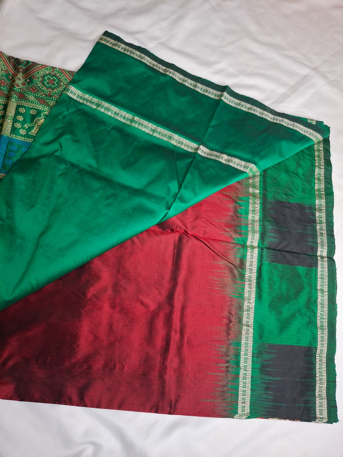 Pure Silk Saree with Thread Embroidery