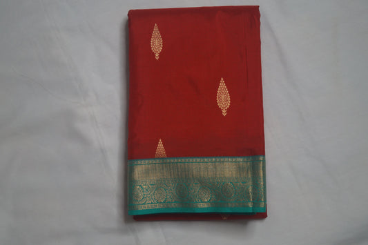 Kanchi Silk Saree with Buttas