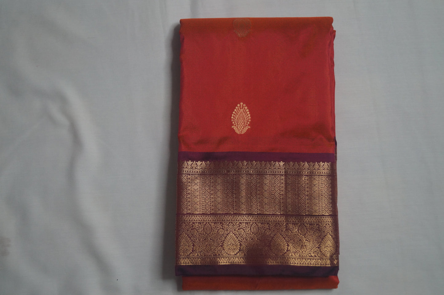 Kanchi Silk Saree with Buttas