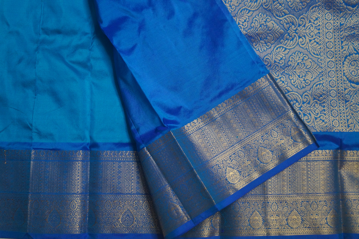 Kanchi Silk Saree with Buttas