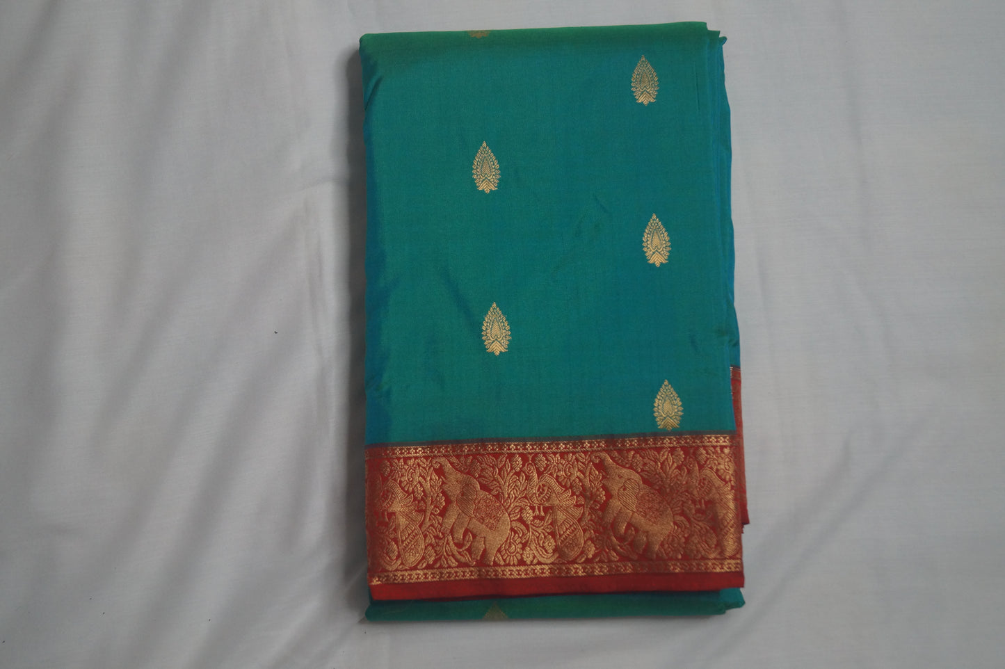 Kanchi Silk Saree with Buttas