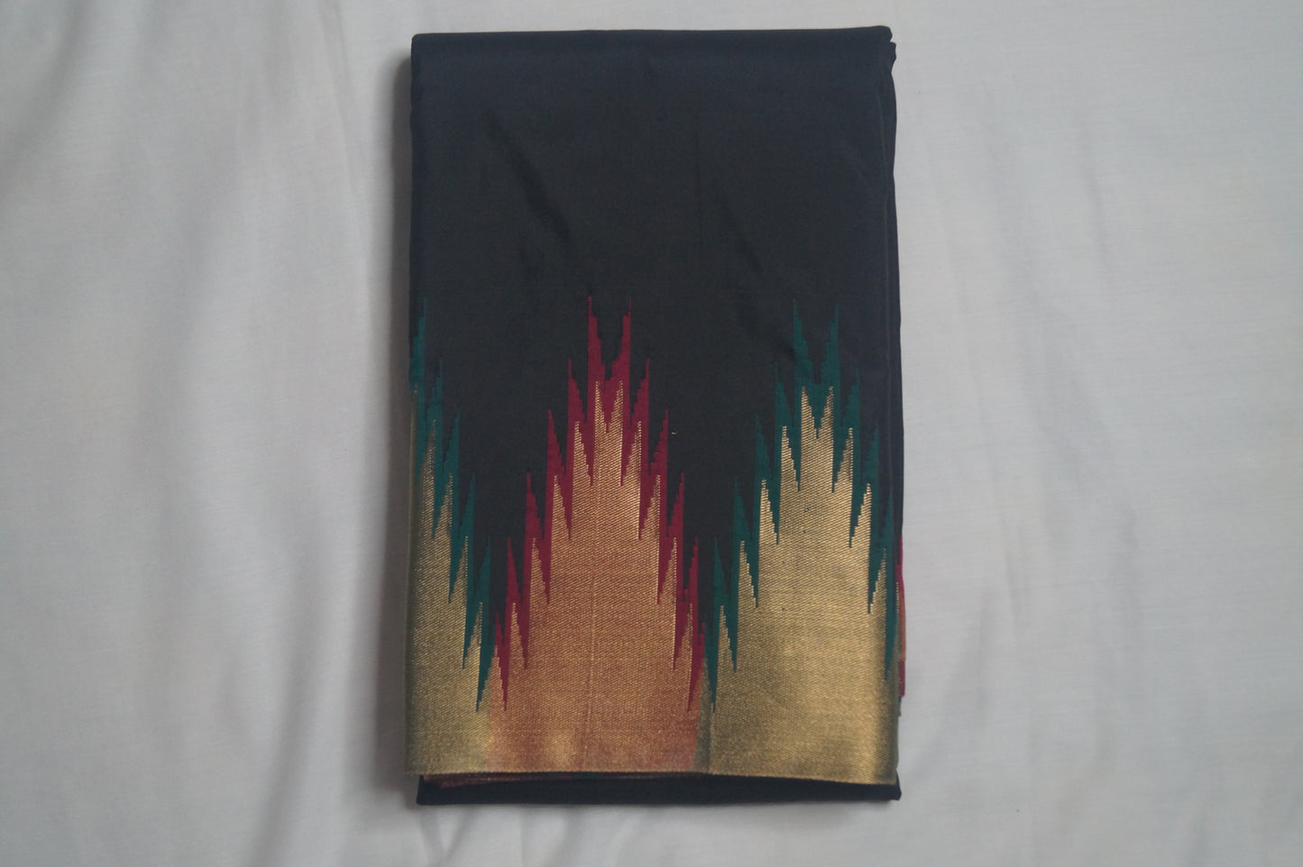Kanchi Silk Saree with Temple Border