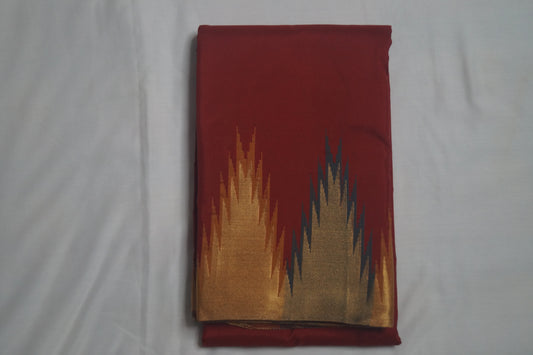 Kanchi Silk Saree with Temple Border