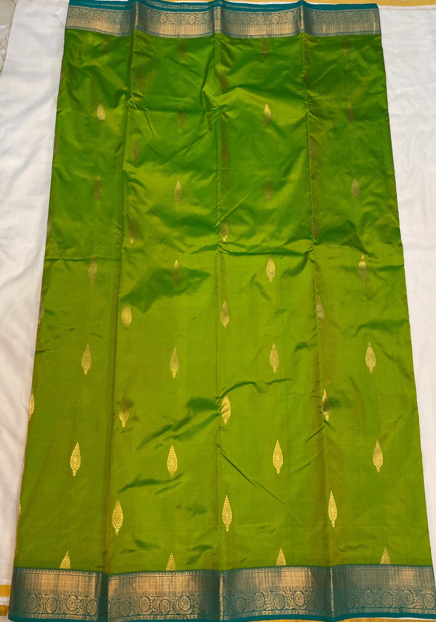 Kanchi Silk Saree with Buttas