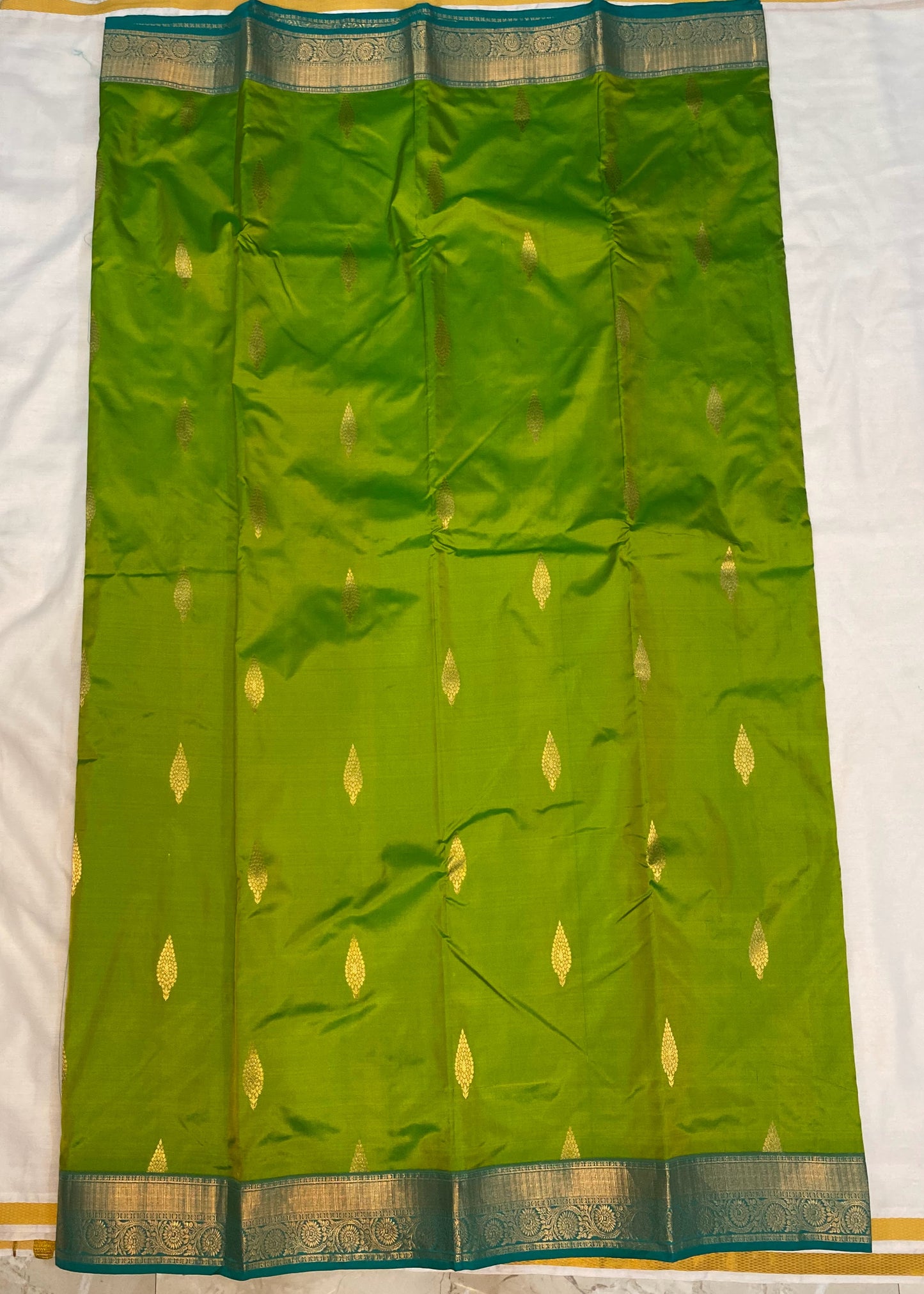 Kanchi Silk Saree with Buttas