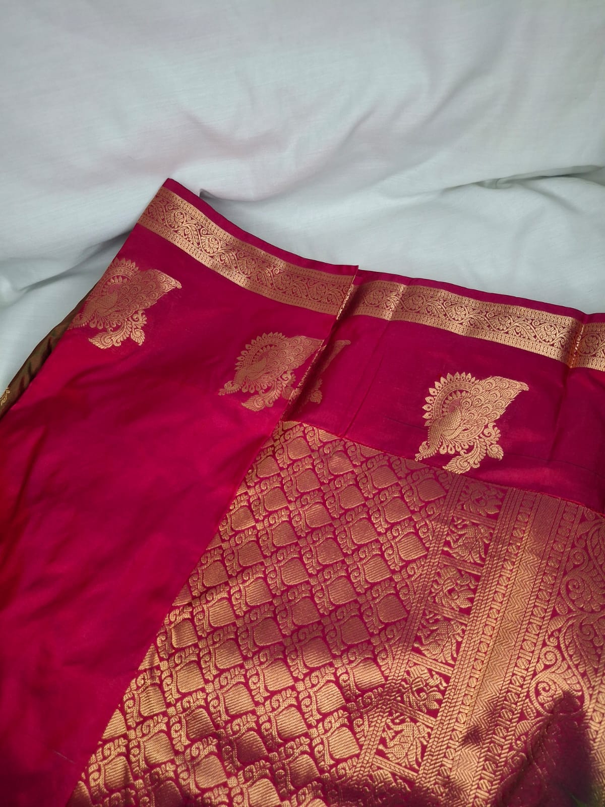 Kanchi Silk Saree with Buttas