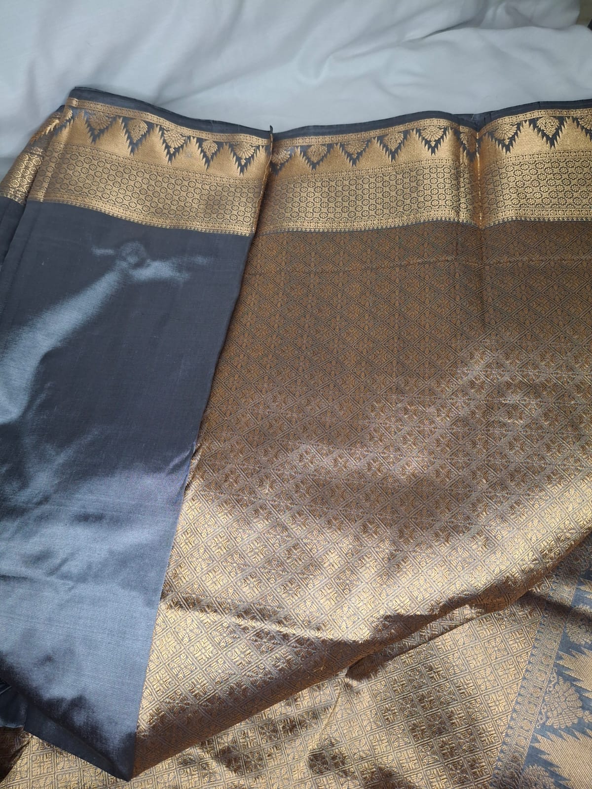 Kanchi Silk Saree with Buttas